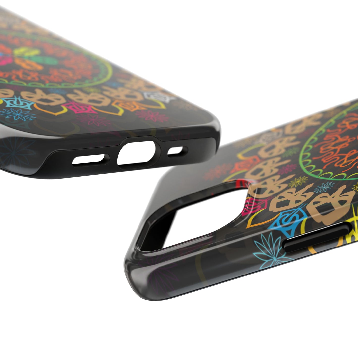Colorful Mandala Tough Phone Cases - Vibrant Protection for Your Device, Gift for Art Lovers, Boho Style, Unique Phone Accessories