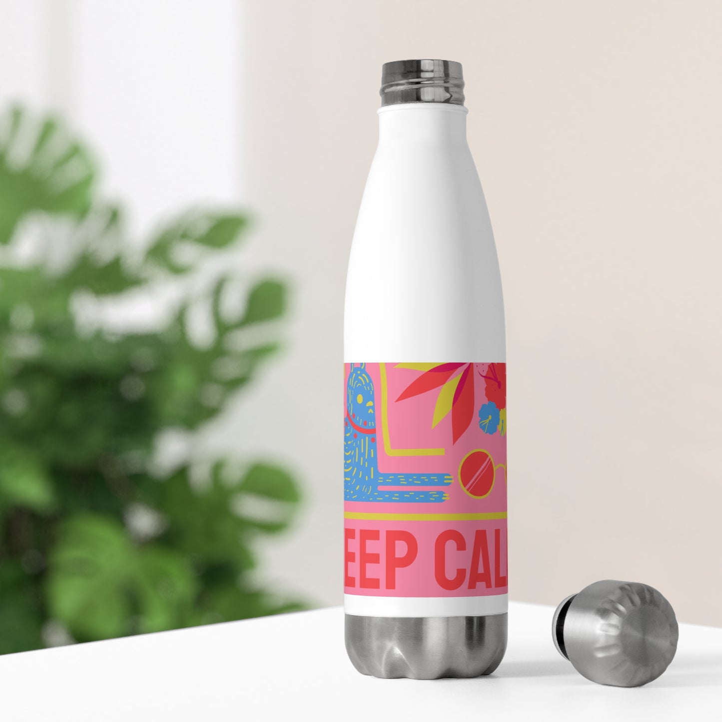 Chic Insulated Water Bottle, Stay Hydrated in Style, Eco-Friendly Drinkware, Summer Travel, Fitness Accessory, Unique Gift Idea