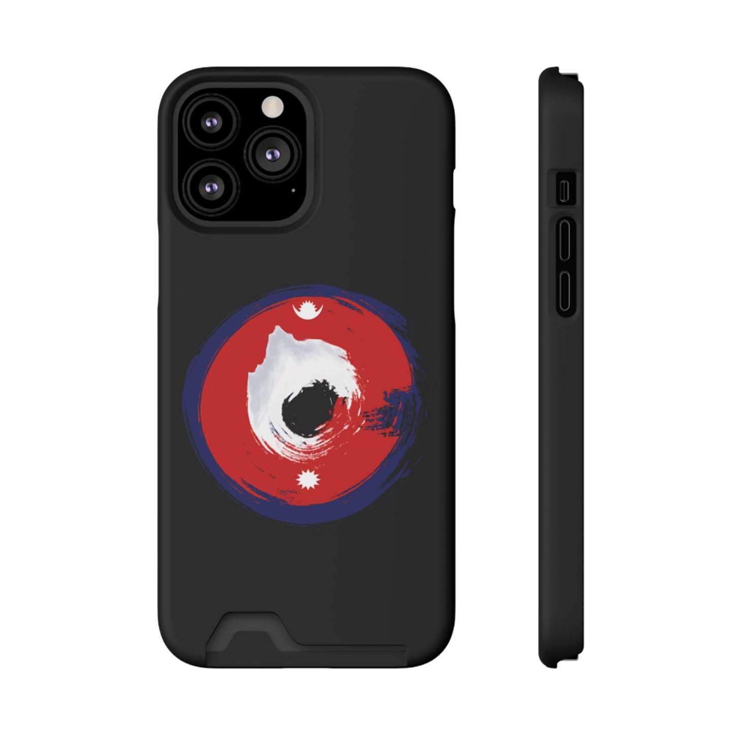 Sleek Phone Case with Card Holder – Unique Design, Gift for Students, Stylish Accessory, Everyday Use, Functional & Fashionable