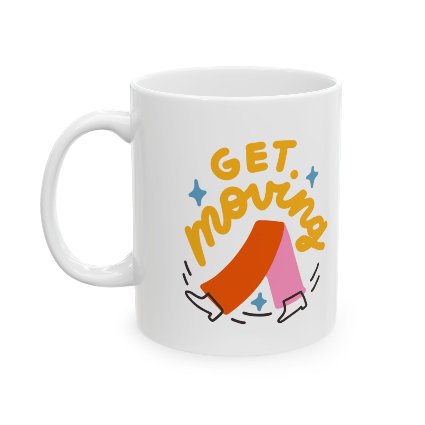Inspirational Ceramic Coffee Mug, Motivational Gift for Friends, Home Office Decor, Birthday Present, Coffee Lover's Mug