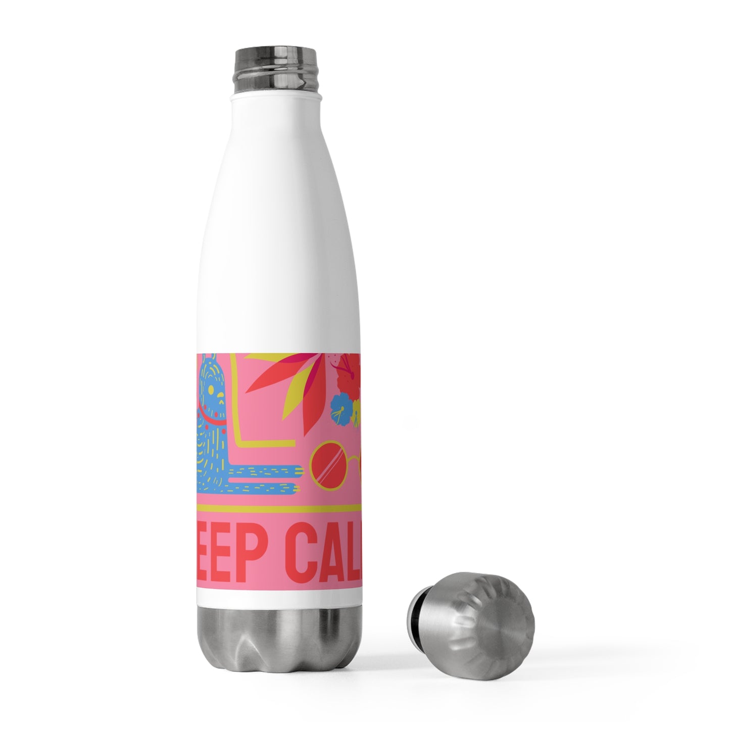 Chic Insulated Water Bottle, Stay Hydrated in Style, Eco-Friendly Drinkware, Summer Travel, Fitness Accessory, Unique Gift Idea