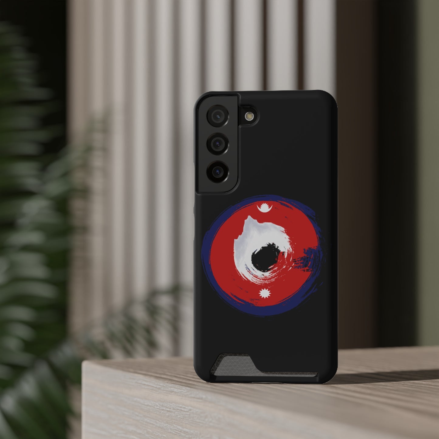Sleek Phone Case with Card Holder – Unique Design, Gift for Students, Stylish Accessory, Everyday Use, Functional & Fashionable