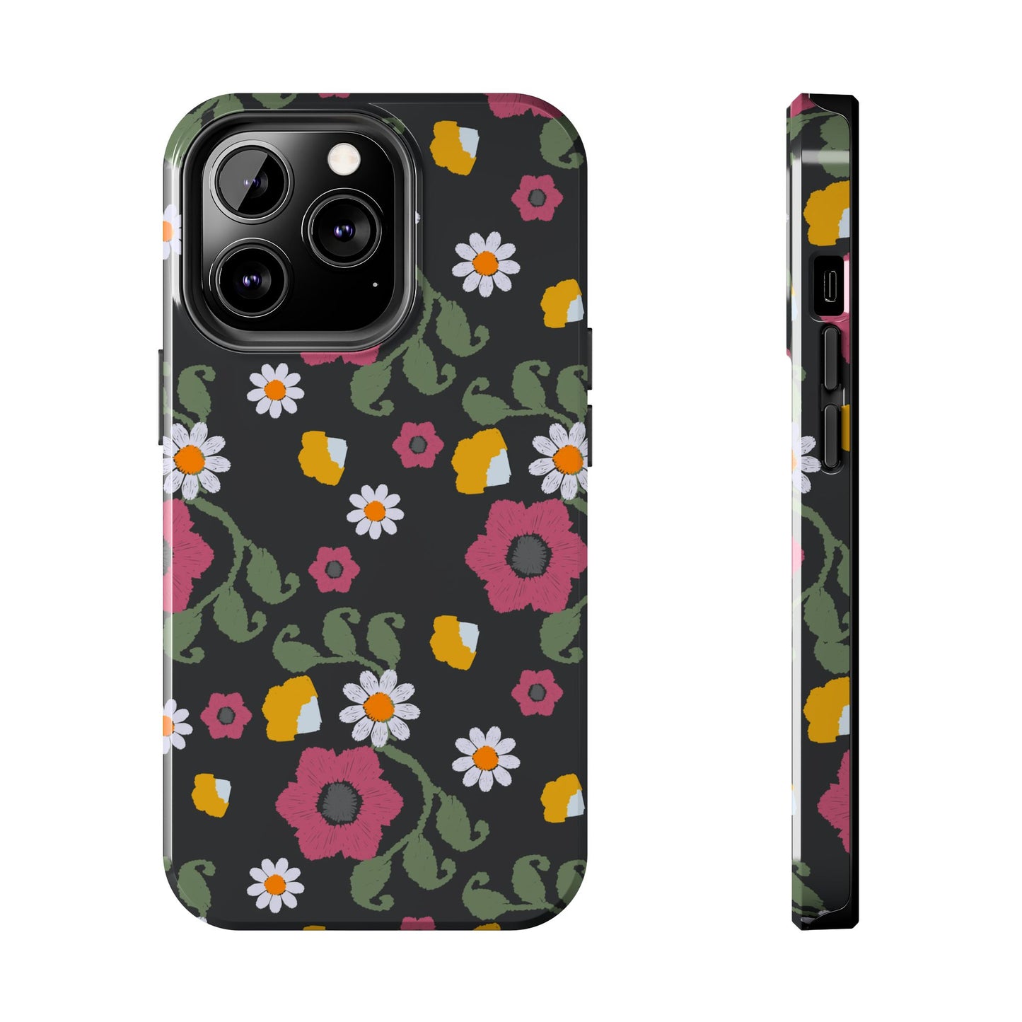 Floral Tough Phone Cases | Vibrant Protection for Everyday Use | Gift for Her, Trendy Accessories, Birthday, Mother's Day