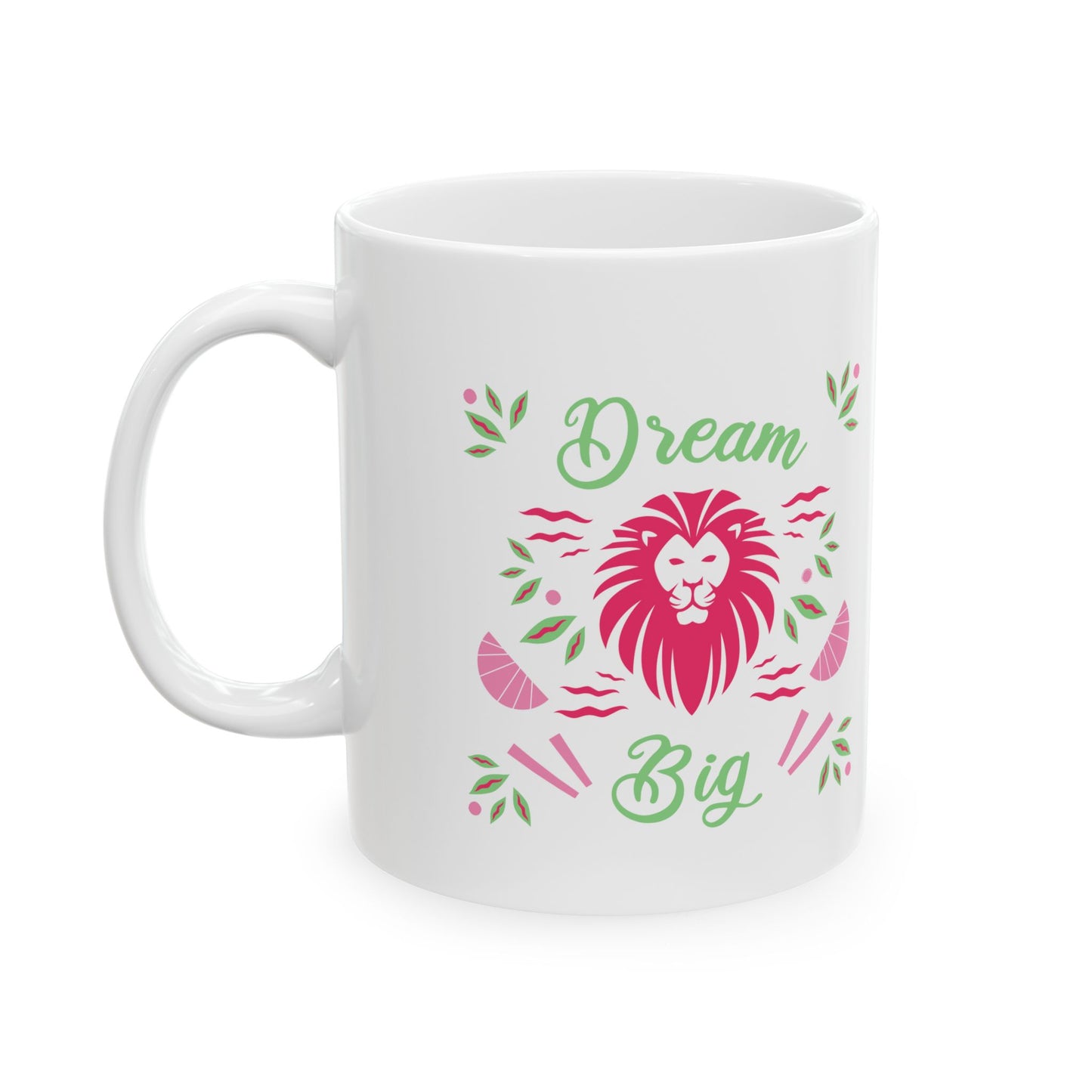 Floral Inspirational Ceramic Mug - Perfect Gift for Tea Lovers, Coffee Enthusiasts, Spring Decor, Self-Care, Home Office