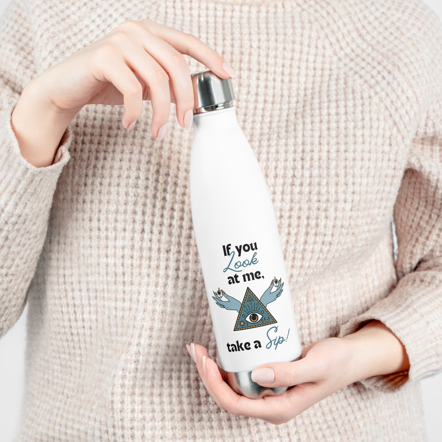 Mystical Insulated Water Bottle - Perfect for Yoga, Hiking, or Everyday Use, Travel Mug, Unique Gift, Sustainable Lifestyle