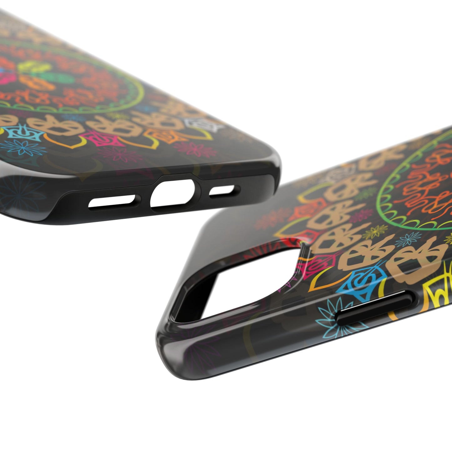 Colorful Mandala Tough Phone Cases - Vibrant Protection for Your Device, Gift for Art Lovers, Boho Style, Unique Phone Accessories