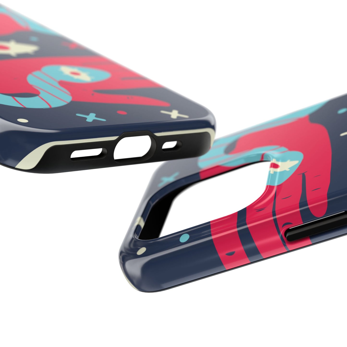 Vibrant Tough Phone Cases with Unique Eye Design, Durable Phone Cover, Trendy Accessories, Gift for Art Lovers, Unique Phone Protector
