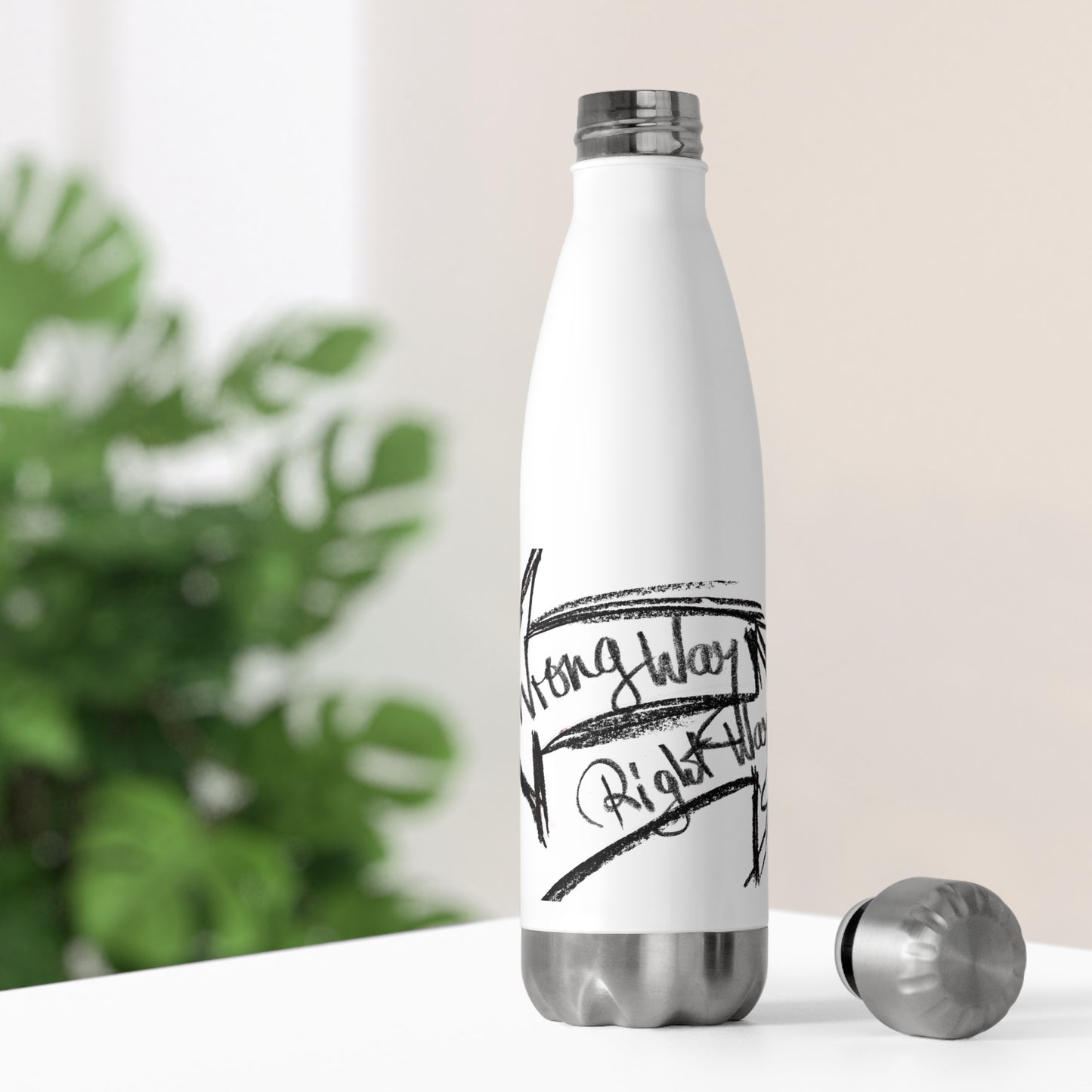 Inspirational 20oz Insulated Bottle - Perfect for Outdoor Adventures, Fitness, Eco-Friendly Gifts, Travel, Motivational Quotes