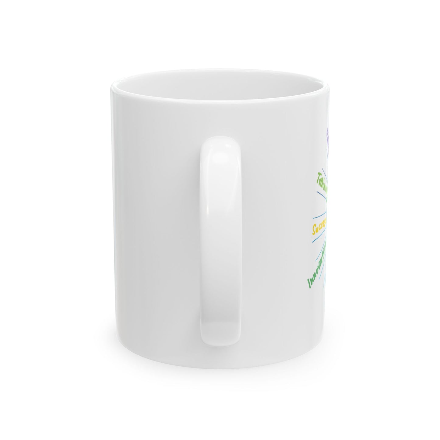 Creative Inspiration Ceramic Mug, Gift for Artists, Motivational Coffee Cup, Unique Home Decor, Art Lover's Mug, 11oz, 15oz