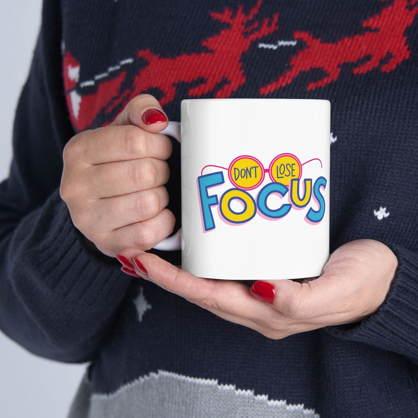 Whimsical Ceramic Mug - Perfect Gift for Tea Lovers, Fun Office Decor, Birthday Celebration, Unique Kitchenware, Everyday Use