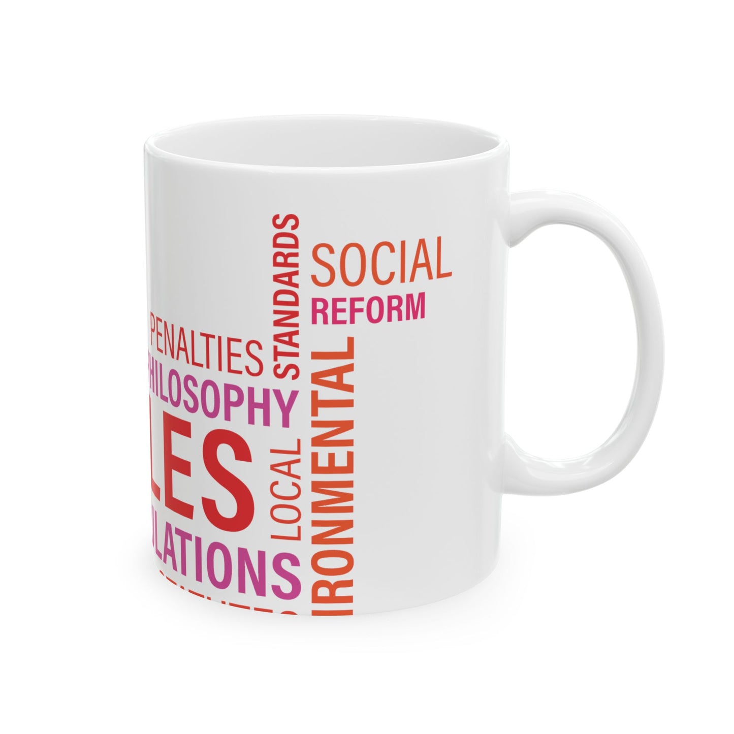 Rules and Regulations Coffee Mug, Gift for Legal Professionals, Motivational Cup, Office Decor, Unique Ceramic Mug