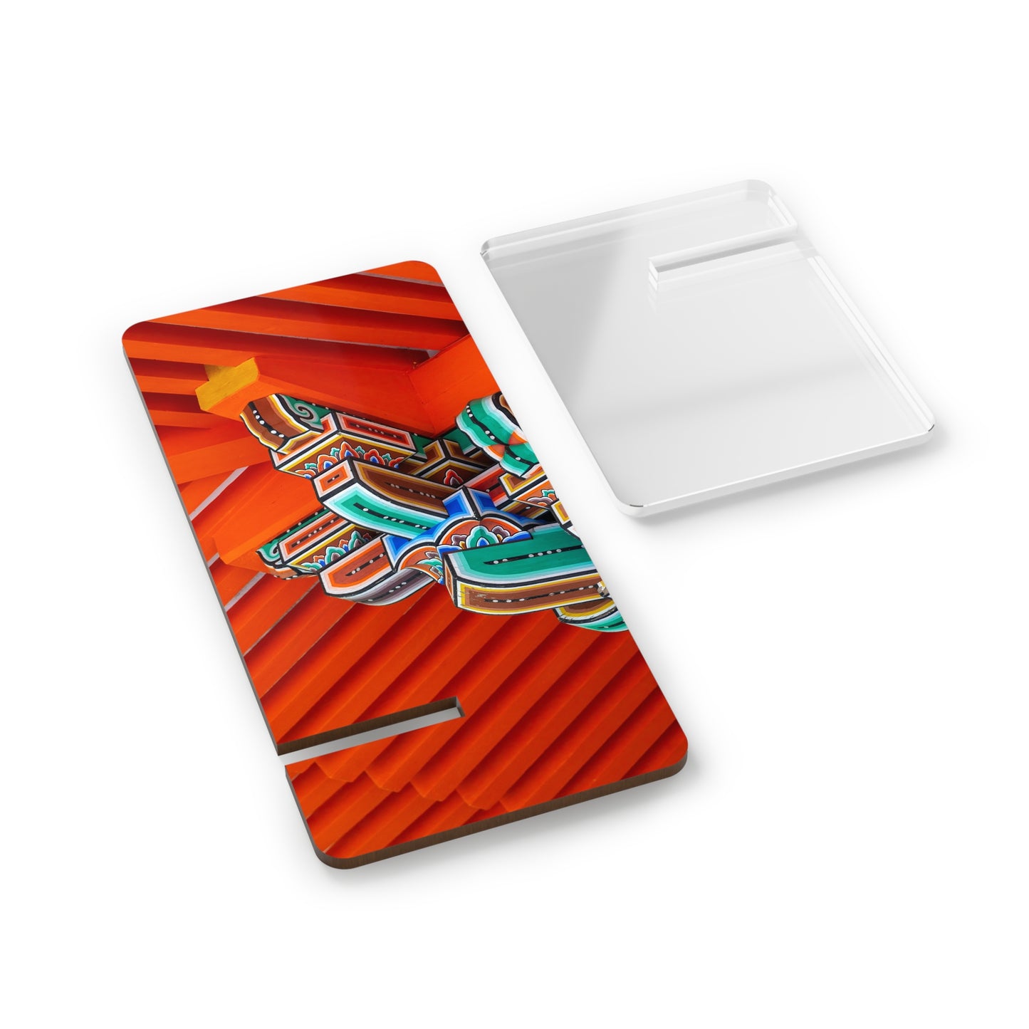 Colorful Smartphone Display Stand, Decorative Phone Holder, Tabletop Stand, Gift for Tech Lovers, Home Office Decor, Functional Artwork