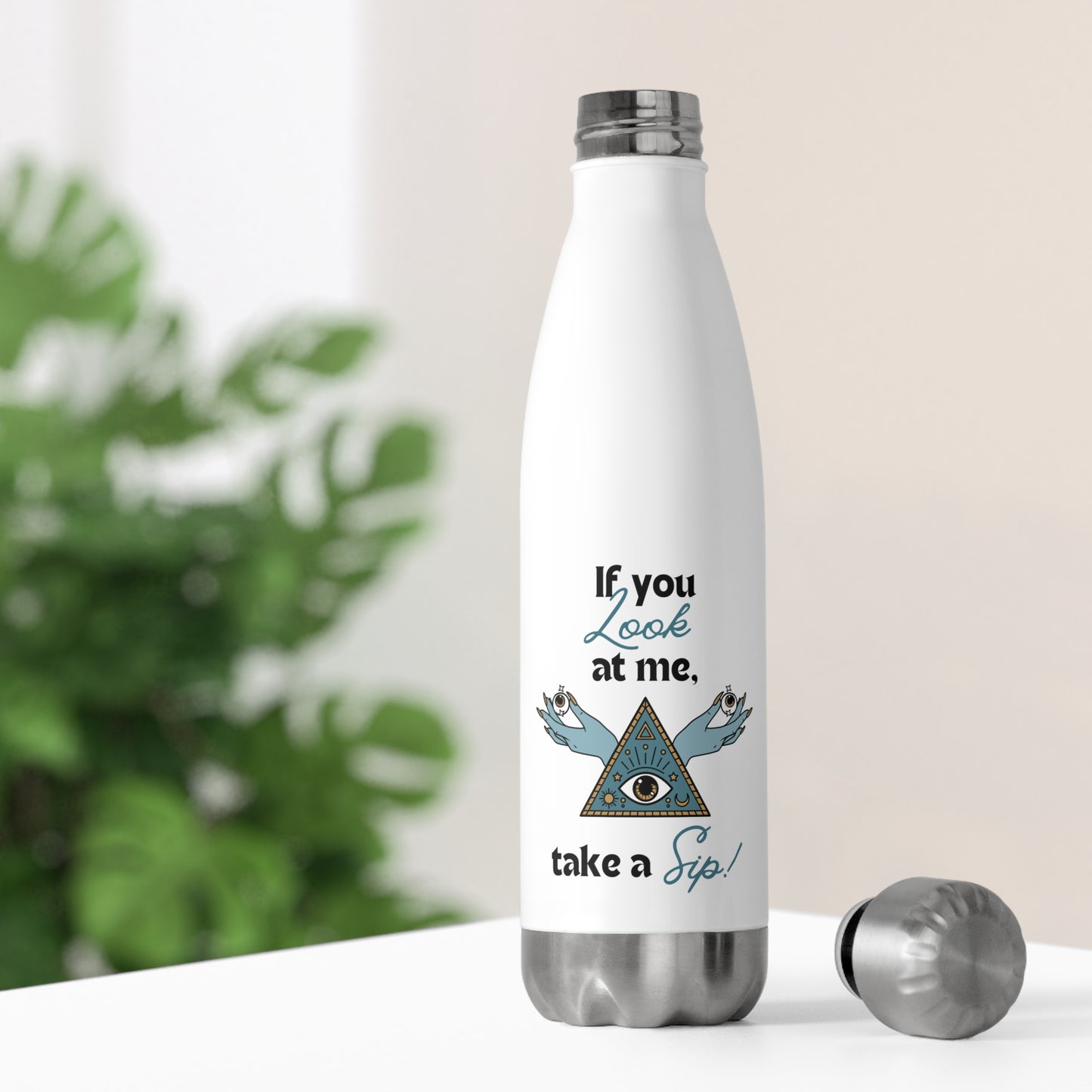Mystical Insulated Water Bottle - Perfect for Yoga, Hiking, or Everyday Use, Travel Mug, Unique Gift, Sustainable Lifestyle