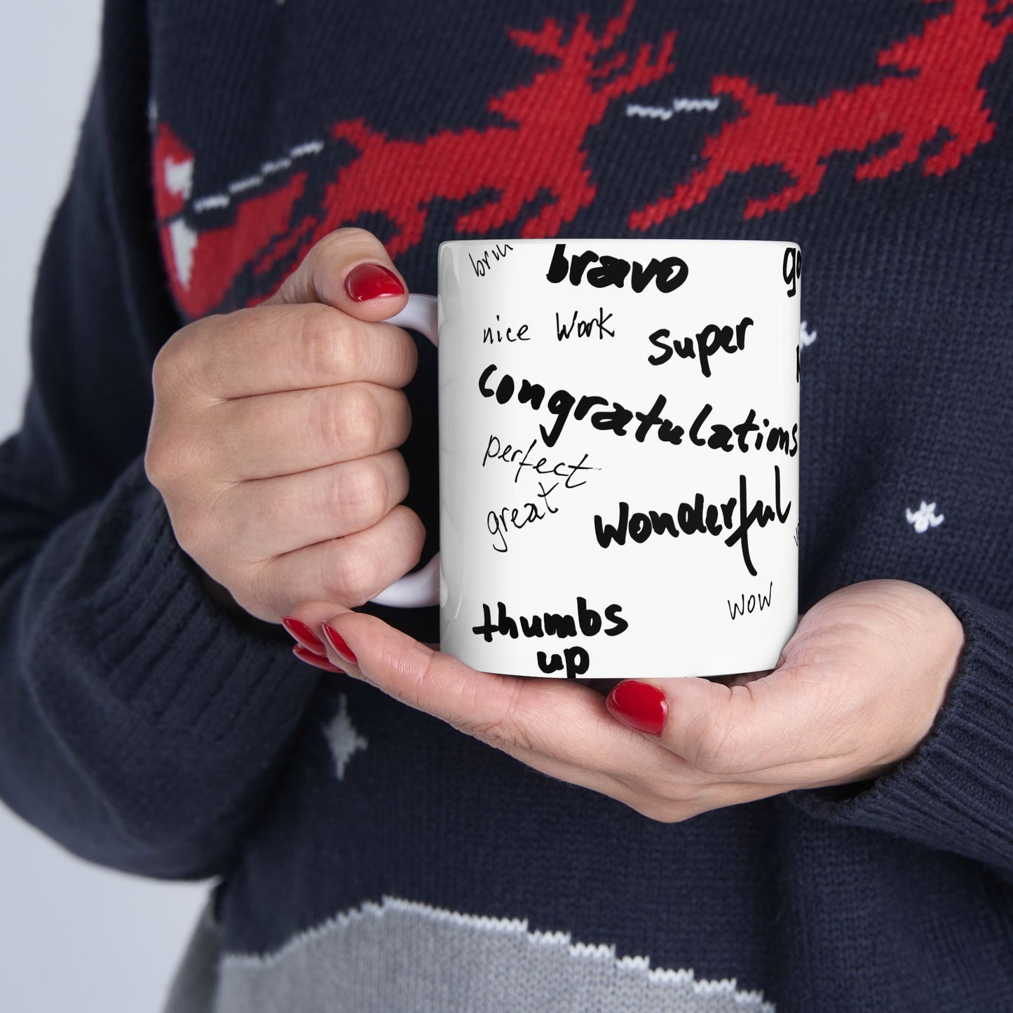 Encouragement Ceramic Mug - Perfect Gift for Teachers, Motivation, Office Decor, Birthday, Appreciation