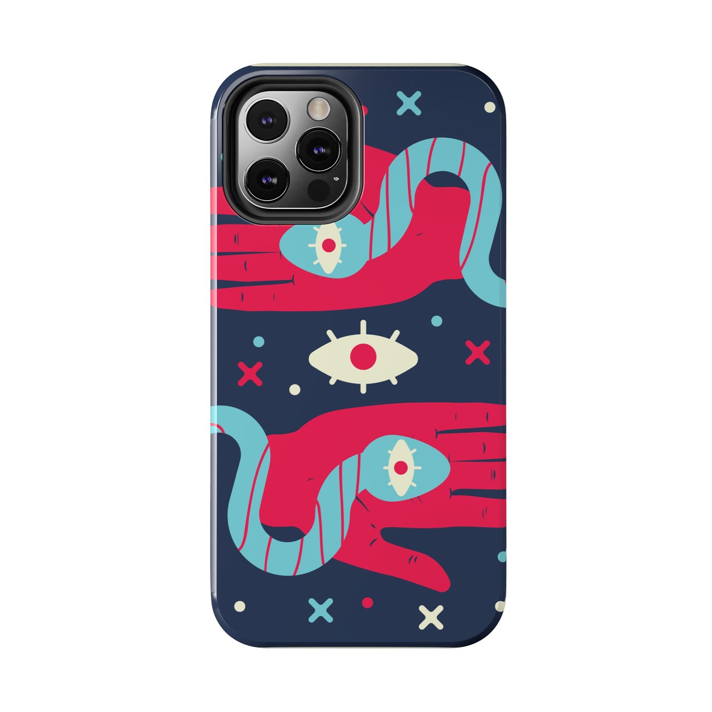 Vibrant Tough Phone Cases with Unique Eye Design, Durable Phone Cover, Trendy Accessories, Gift for Art Lovers, Unique Phone Protector