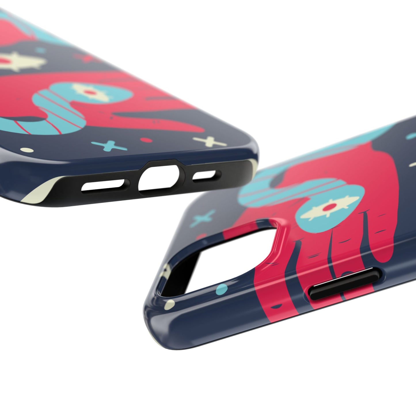 Vibrant Tough Phone Cases with Unique Eye Design, Durable Phone Cover, Trendy Accessories, Gift for Art Lovers, Unique Phone Protector