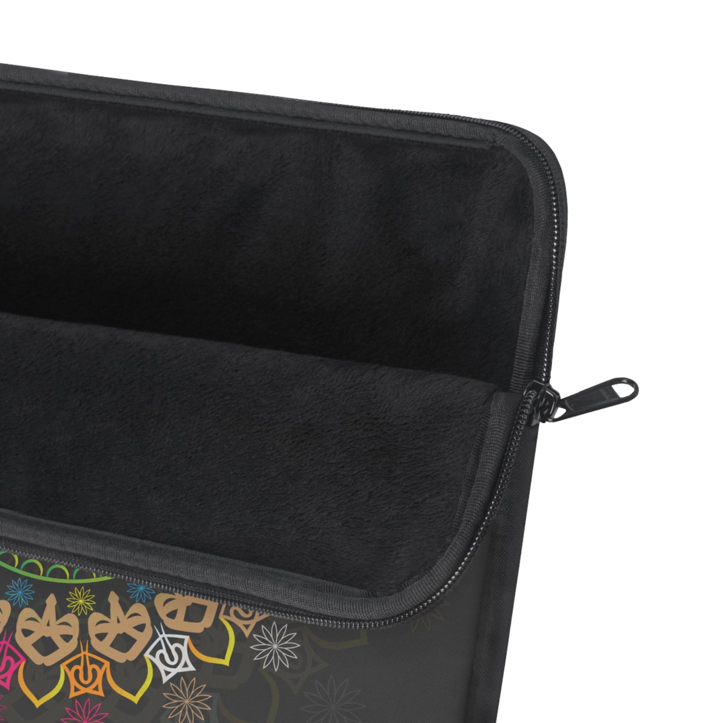 Colorful Mandala Laptop Sleeve | Bohemian Tech Accessory, Travel Gift, Geek Chic, Personalized Computer Case, Eco-Friendly Style
