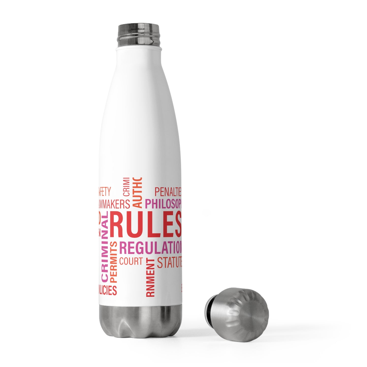 Trendy 20oz Insulated Bottle - Motivational Quotes for Law Students & Professionals, Eco-Friendly, Perfect Gift, Hydration, Travel