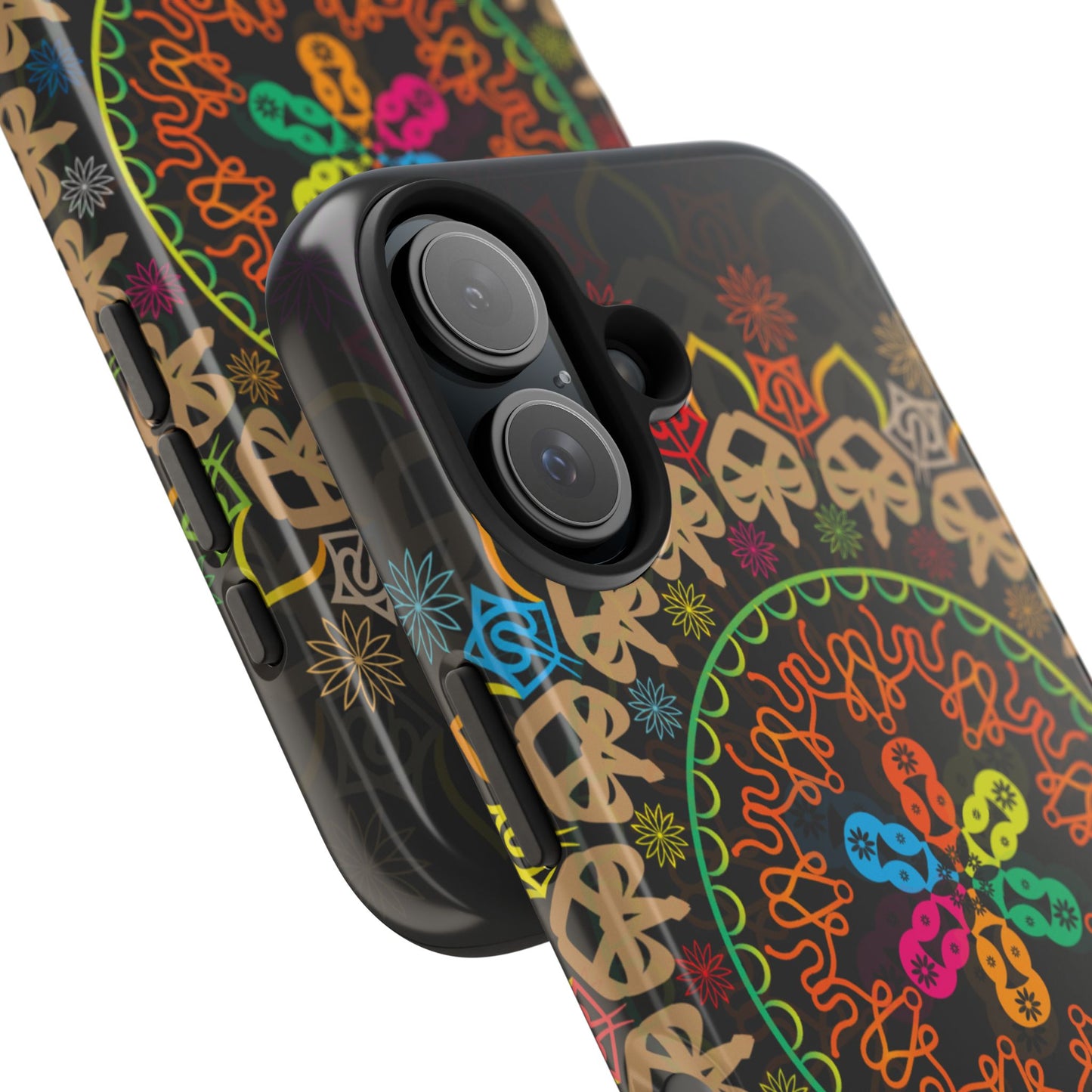 Colorful Mandala Tough Phone Cases - Vibrant Protection for Your Device, Gift for Art Lovers, Boho Style, Unique Phone Accessories