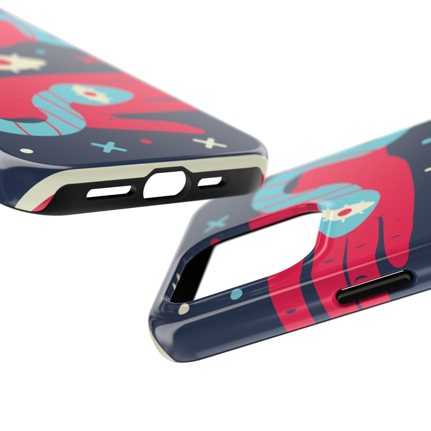 Vibrant Tough Phone Cases with Unique Eye Design, Durable Phone Cover, Trendy Accessories, Gift for Art Lovers, Unique Phone Protector