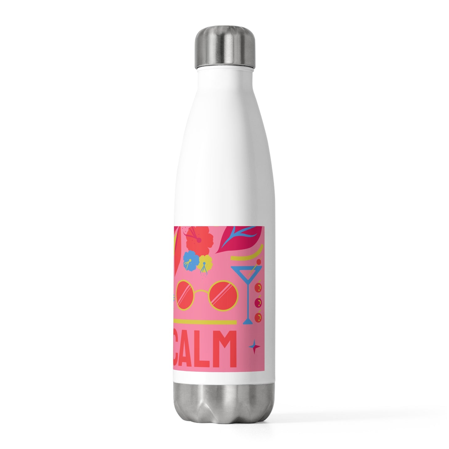 Chic Insulated Water Bottle, Stay Hydrated in Style, Eco-Friendly Drinkware, Summer Travel, Fitness Accessory, Unique Gift Idea