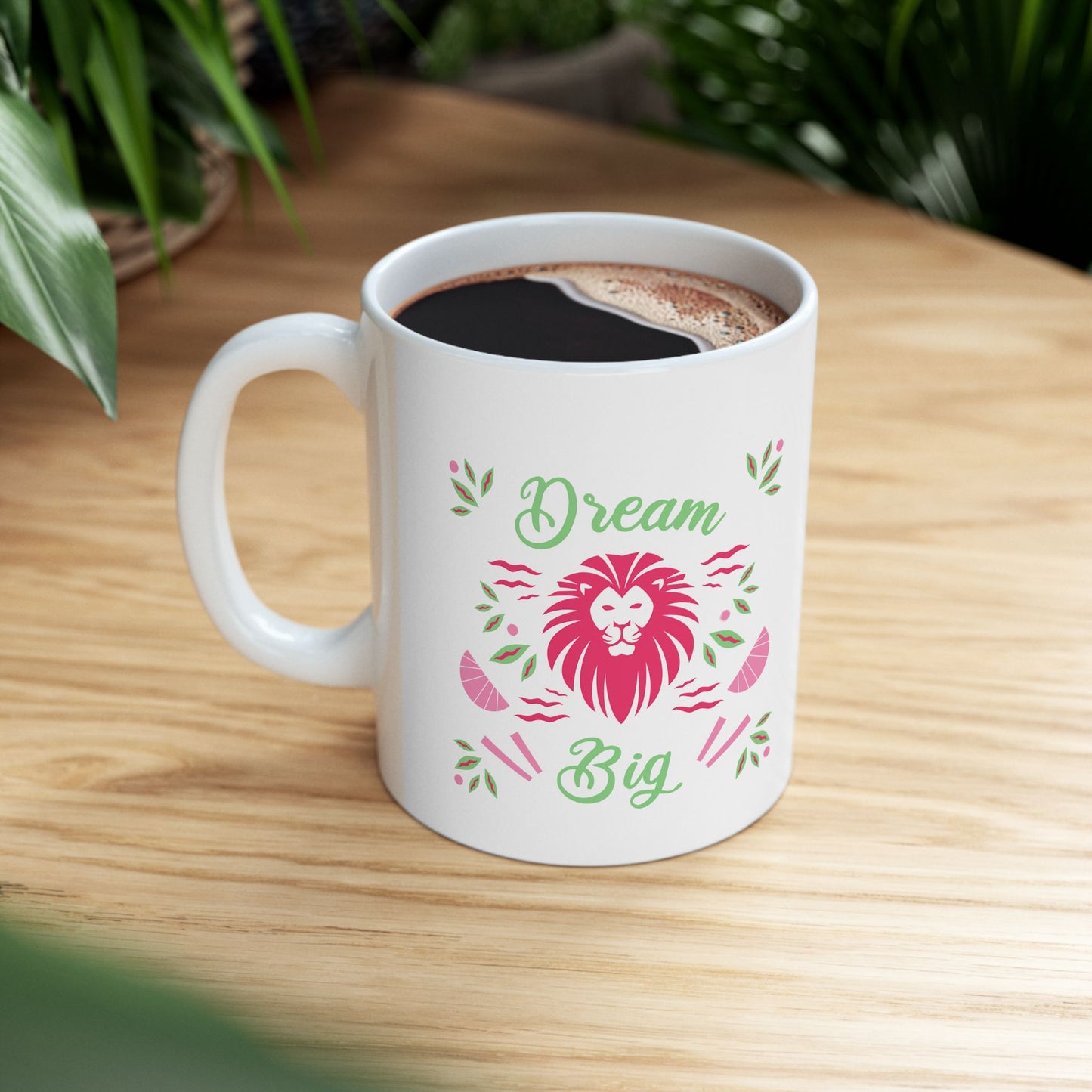 Floral Inspirational Ceramic Mug - Perfect Gift for Tea Lovers, Coffee Enthusiasts, Spring Decor, Self-Care, Home Office