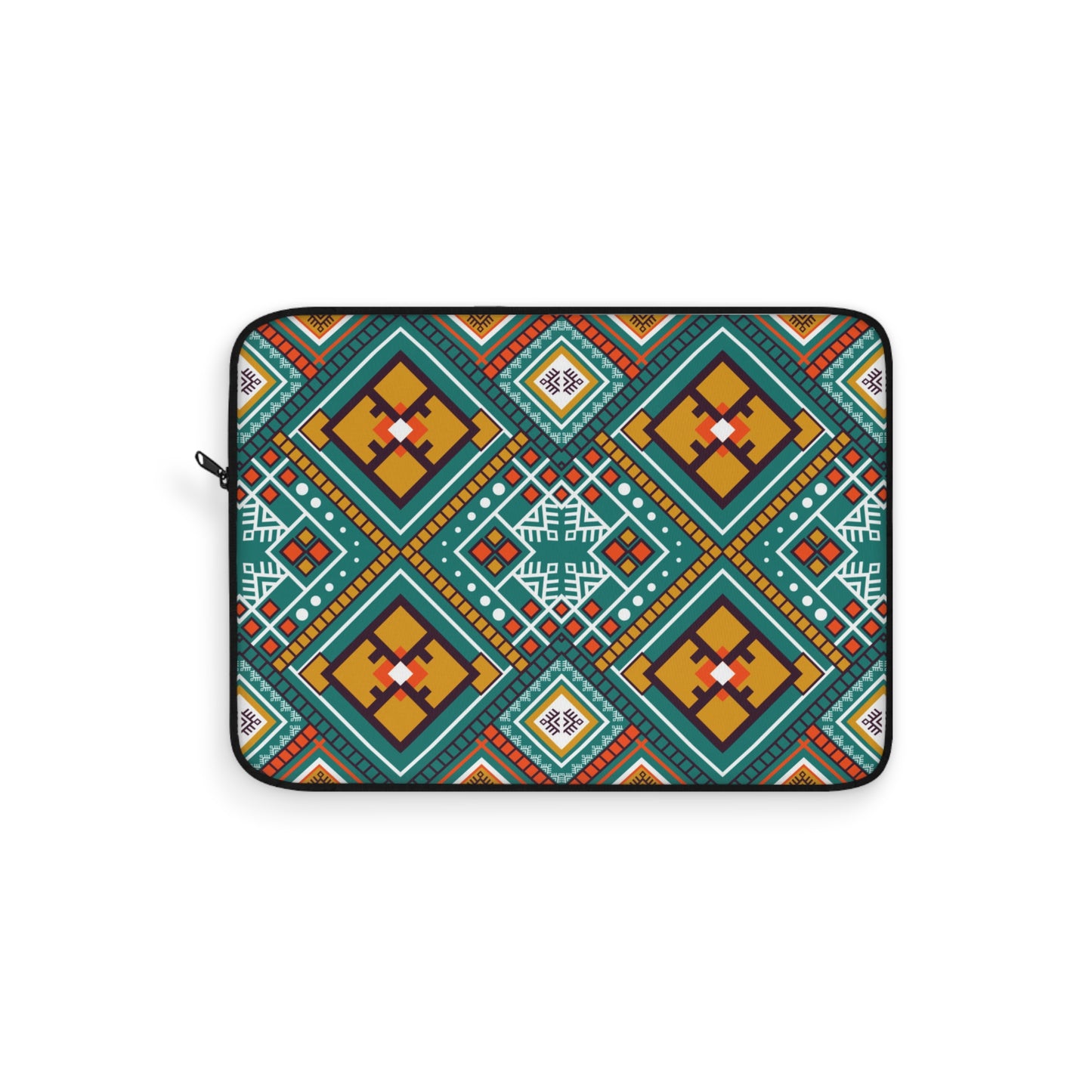 Vibrant Geometric Laptop Sleeve - Boho Chic, Gift for Students, Tech Accessory, Work from Home, Colorful Design