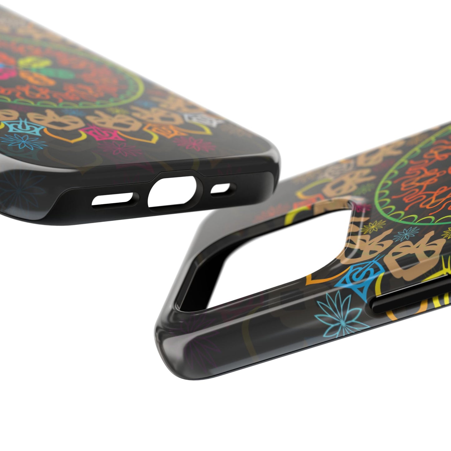 Colorful Mandala Tough Phone Cases - Vibrant Protection for Your Device, Gift for Art Lovers, Boho Style, Unique Phone Accessories