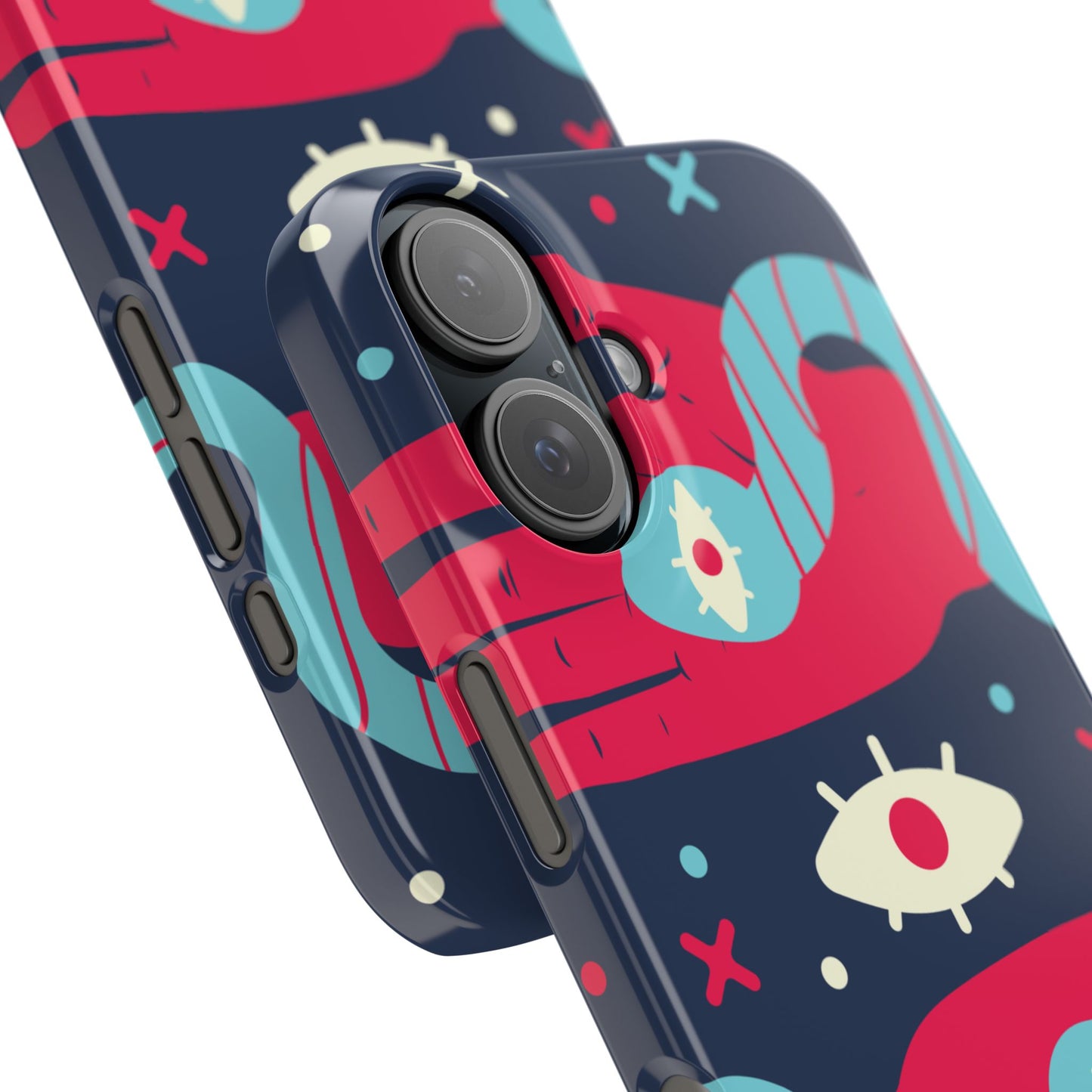 Colorful Abstract Slim Phone Cases, Trendy Phone Covers, Unique Gifts for Her, Artistic Mobile Accessories, Eye-Catching Phone Designs