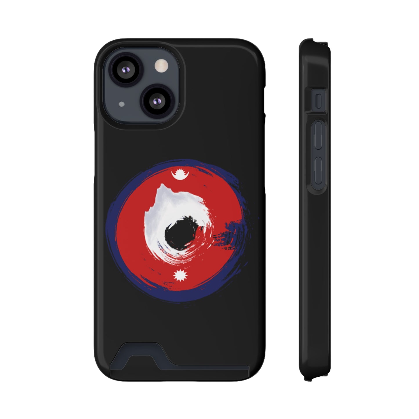 Sleek Phone Case with Card Holder – Unique Design, Gift for Students, Stylish Accessory, Everyday Use, Functional & Fashionable