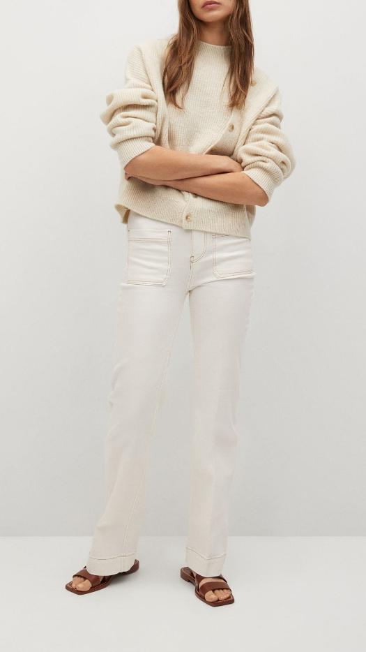 Women Autumn Style Fashion Button round Neck Long Sleeve Sweater Simple Pure Color Slimming Top