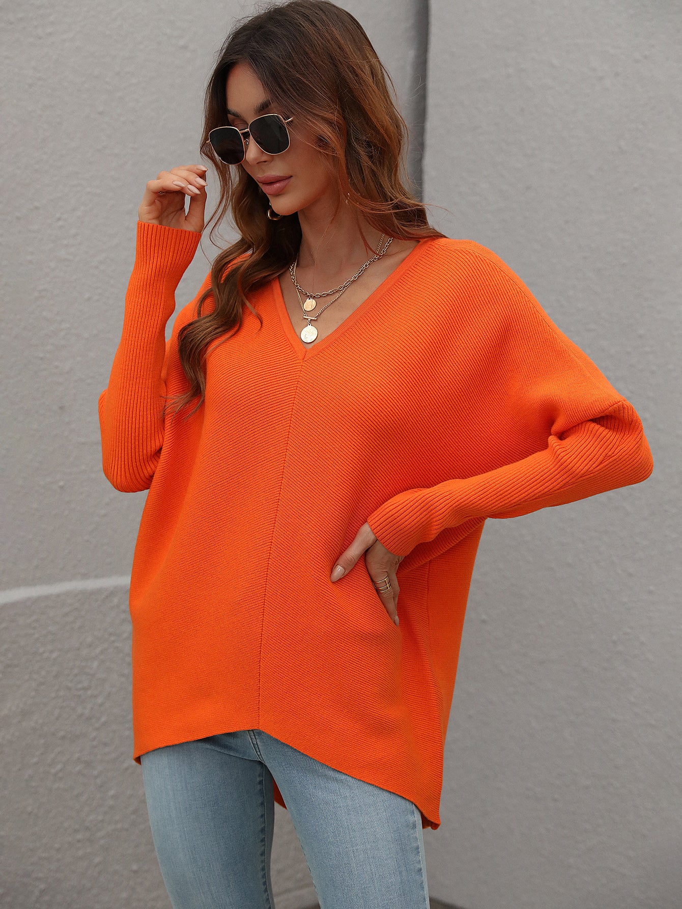 Winter 2022 Commuter Solid Color Sweater Women Knitwear Women Top Sweater for Women