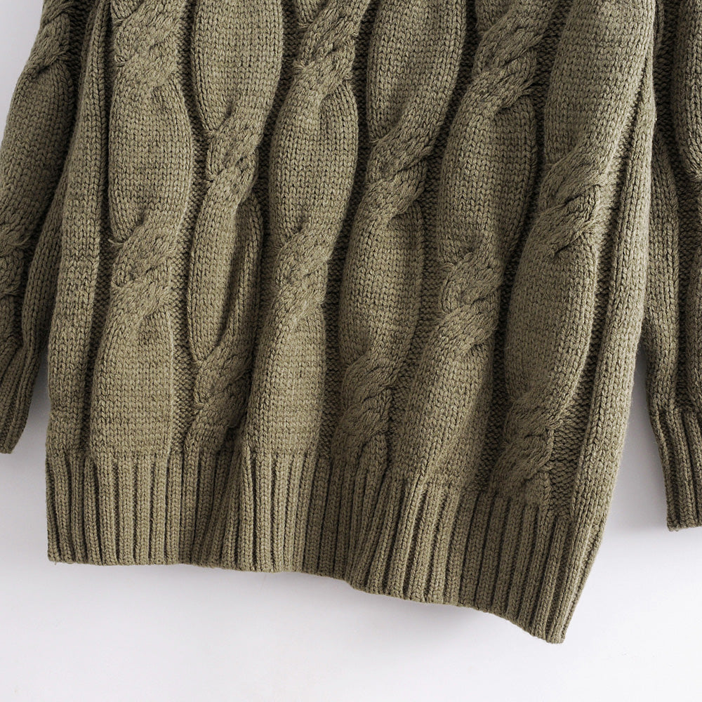 Cashmere Sweater Women Pure Cashmere Twisted Sweater round Neck Pullover Solid Color Sweater Women Clothing