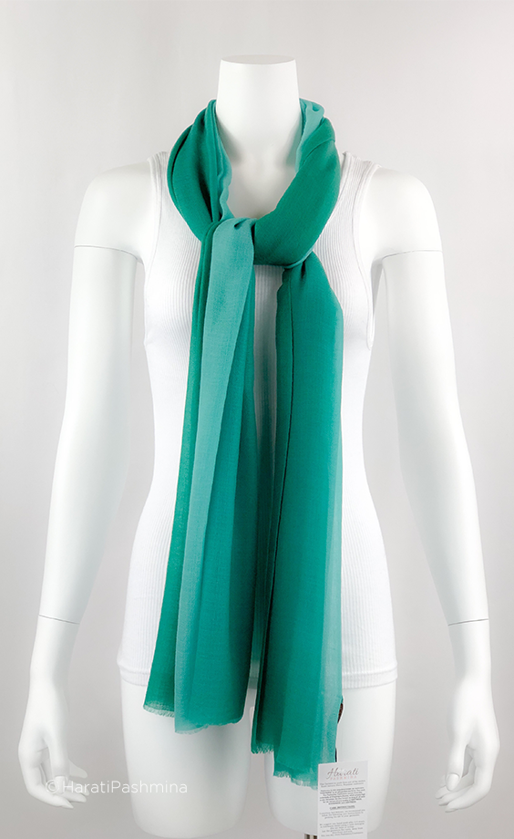 EARTH GREEN OMBRE SCARFS FOR ALL TIME