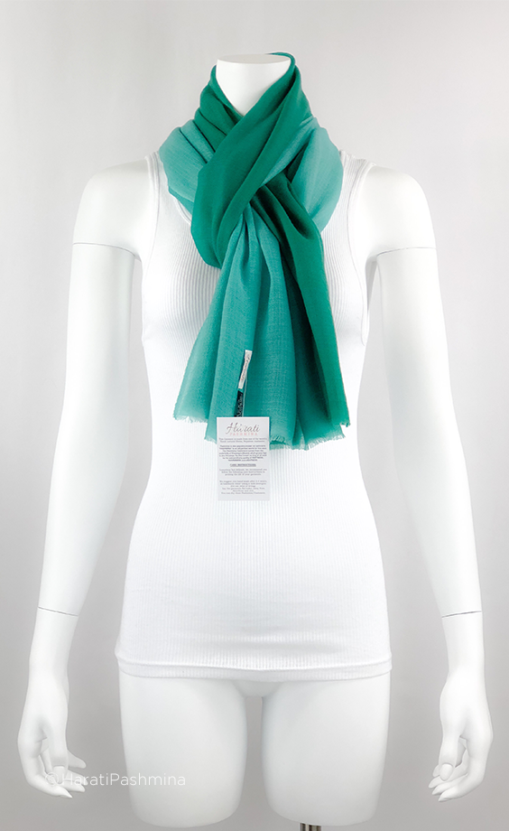 EARTH GREEN OMBRE SCARFS FOR ALL TIME