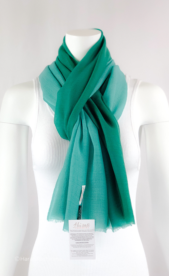 EARTH GREEN OMBRE SCARFS FOR ALL TIME