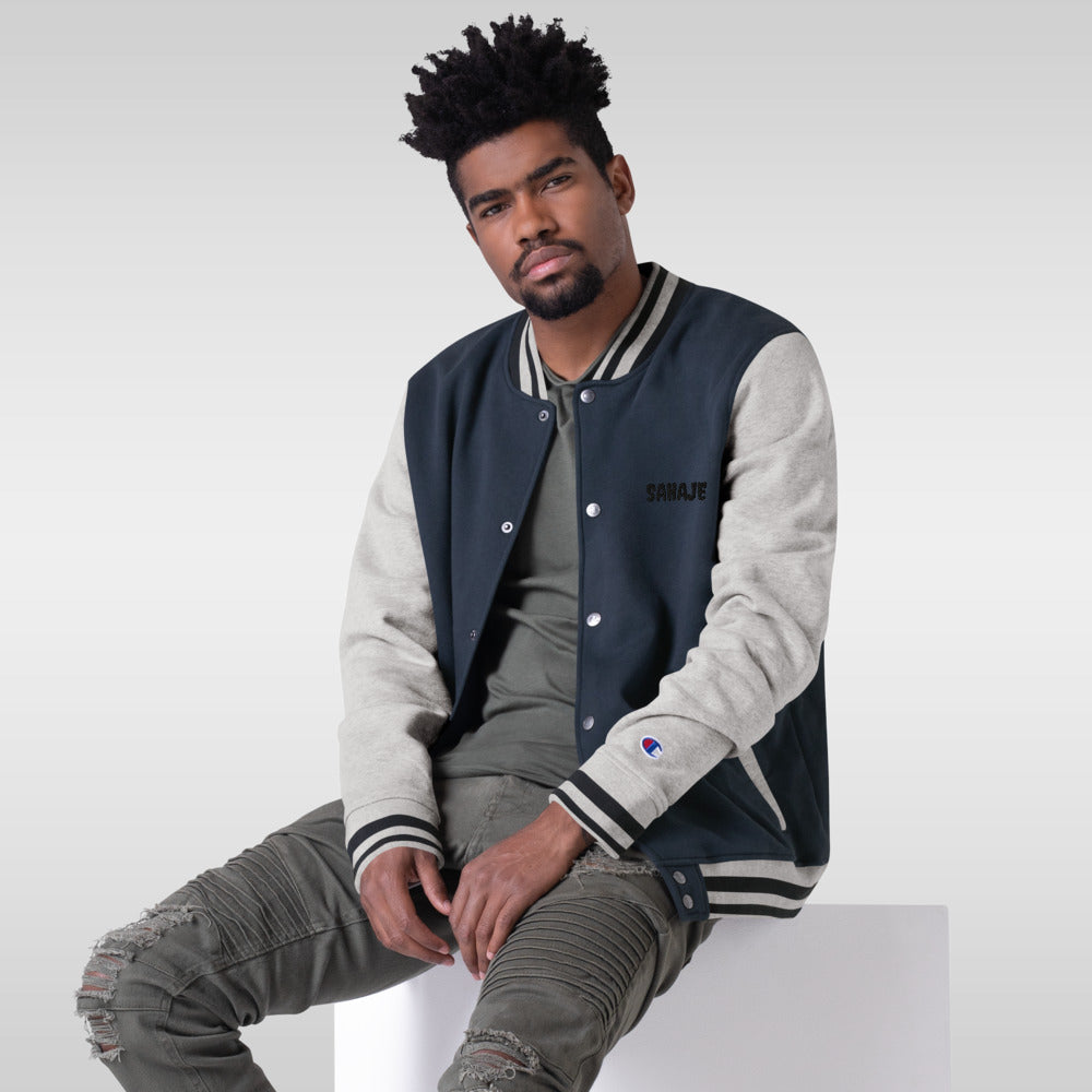 Embroidered Champion Bomber Jacket