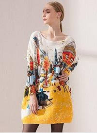 Trendy Womens Autumn Casual Long Sweater Coat Batwing Sleeve Loose Knitted Sweaters Clothes Pullovers Fashion Clothing