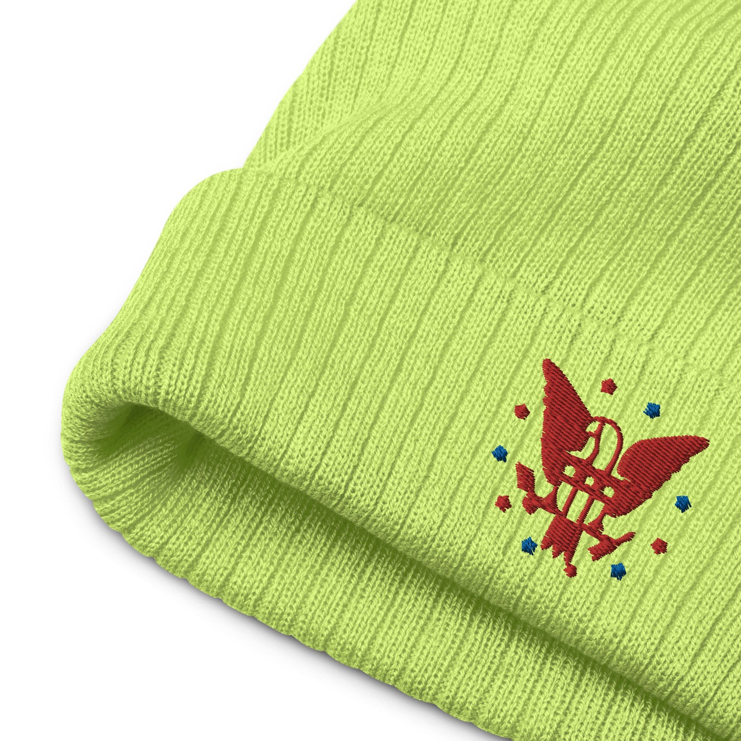 Ribbed knit beanie