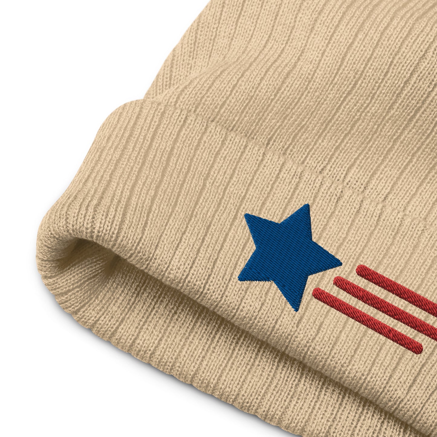 Ribbed knit beanie