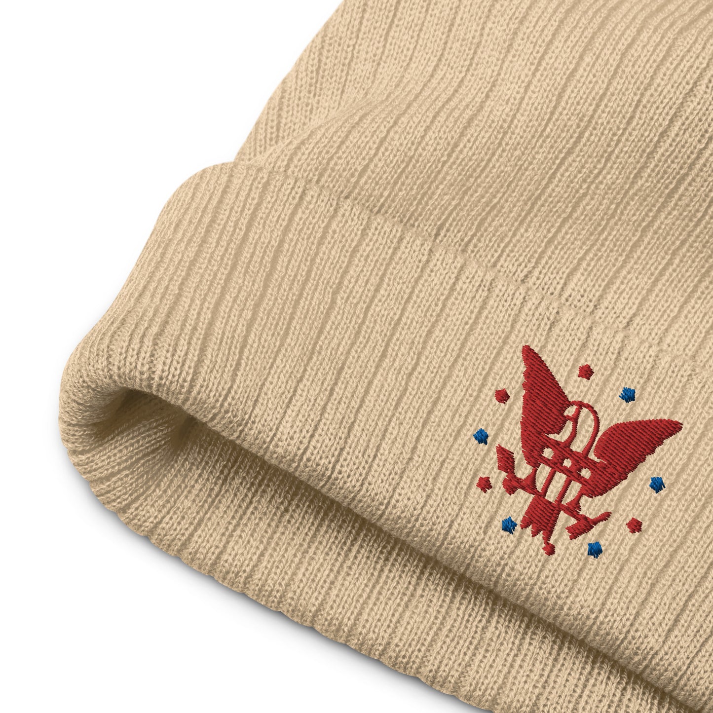 Ribbed knit beanie