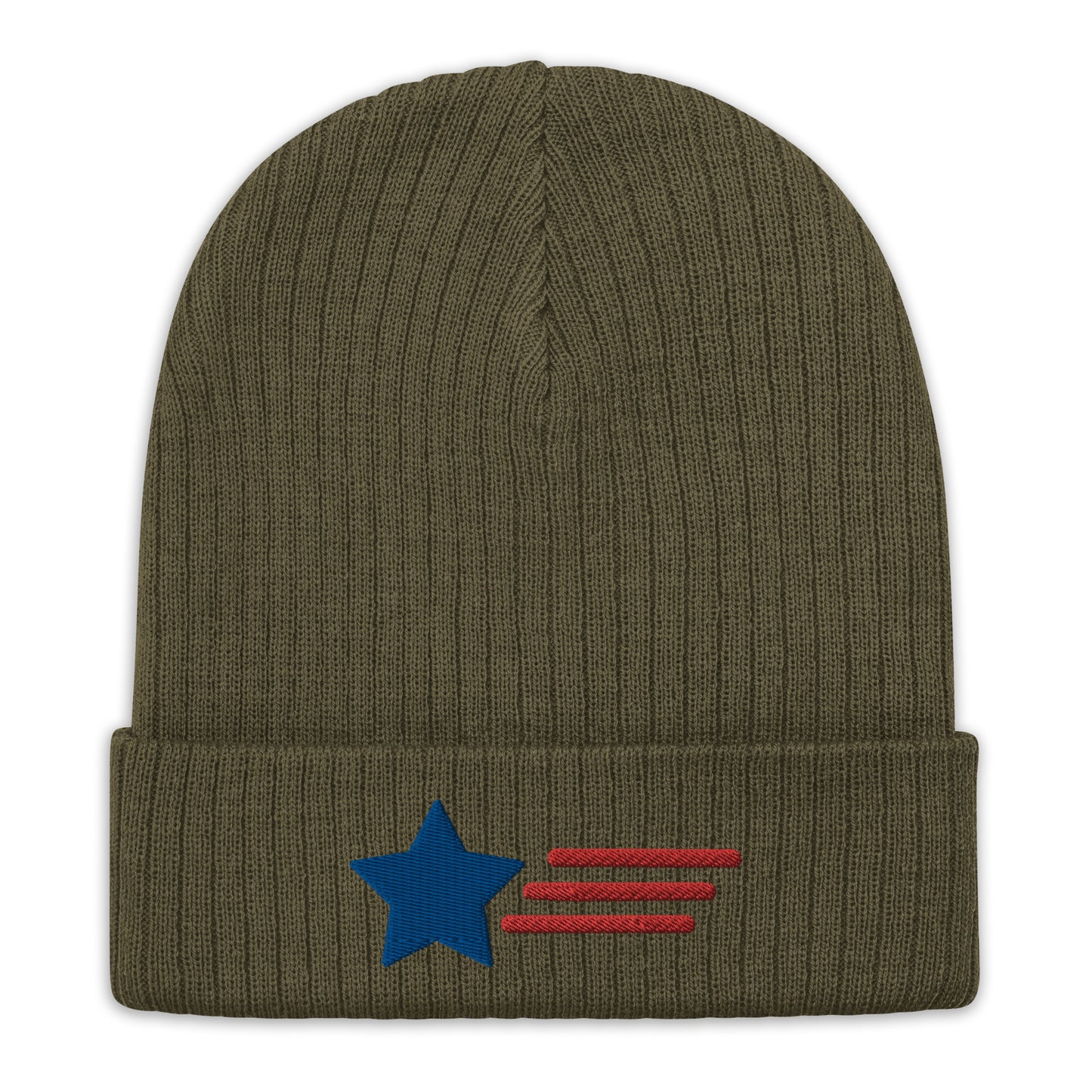 Ribbed knit beanie