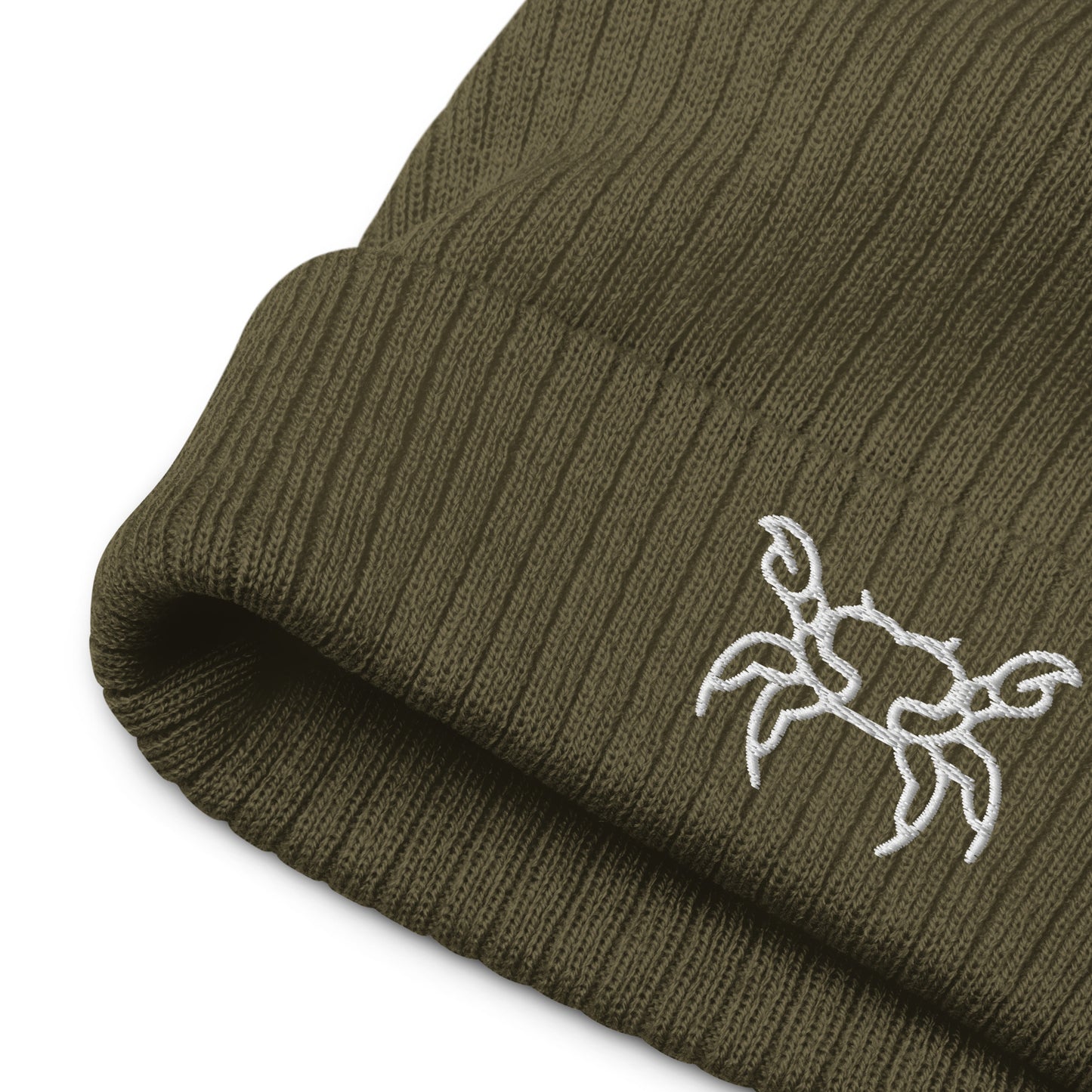 Ribbed knit beanie