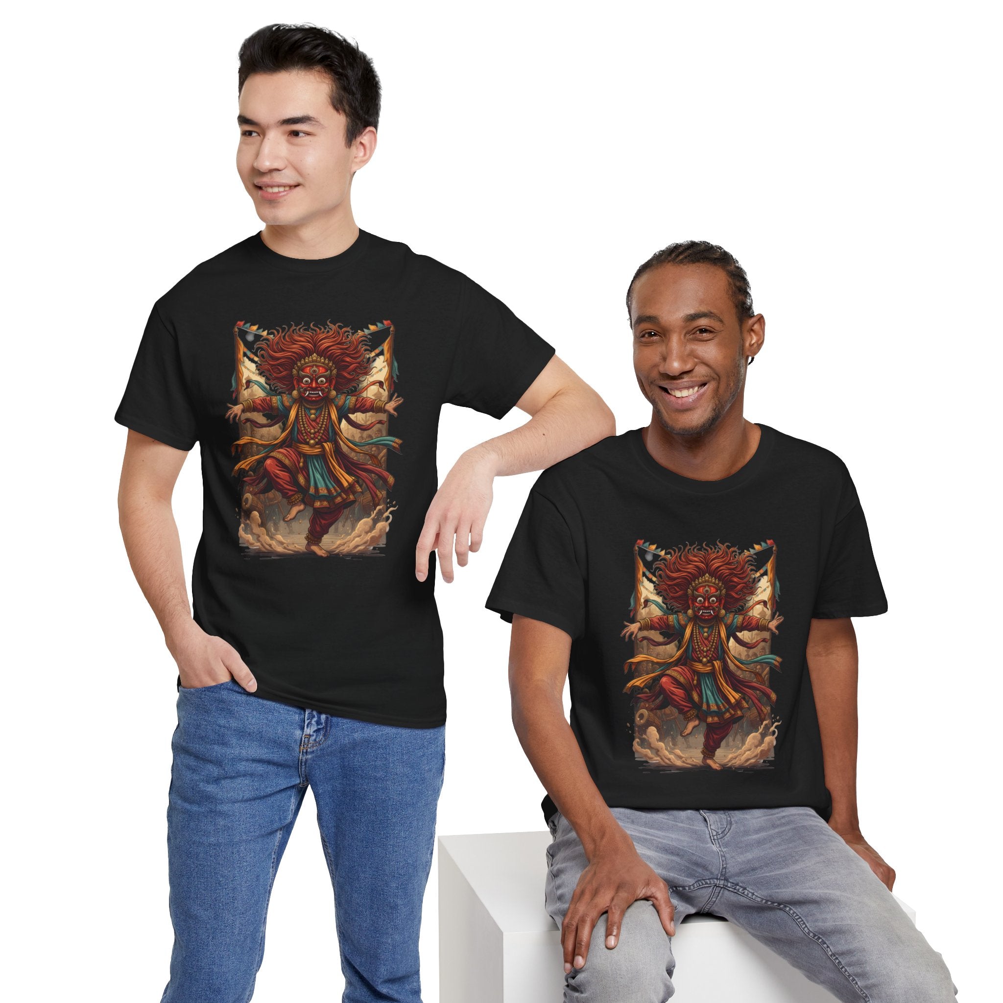 T-Shirt — Tribal Dancer Graphic Tee (Native Spirit Warrior Art)