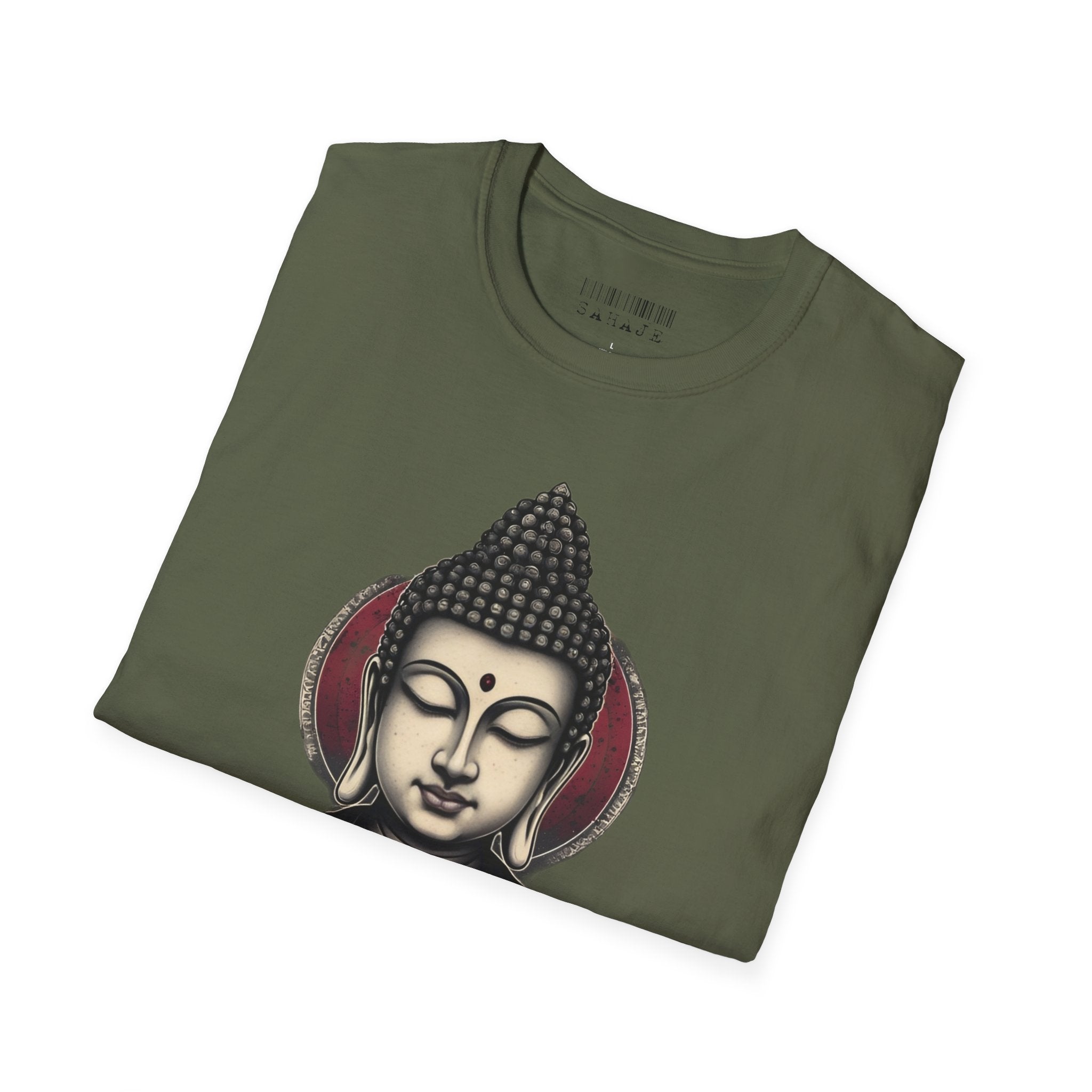 Buddha Portrait T-Shirt — Zen Meditation Graphic Tee
