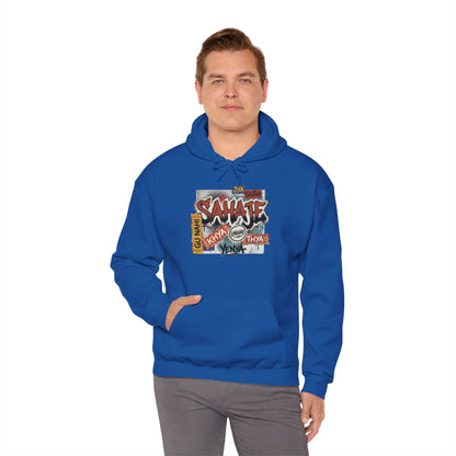 Hoodie — Retro Graffiti “Savage” Street Art Pullover