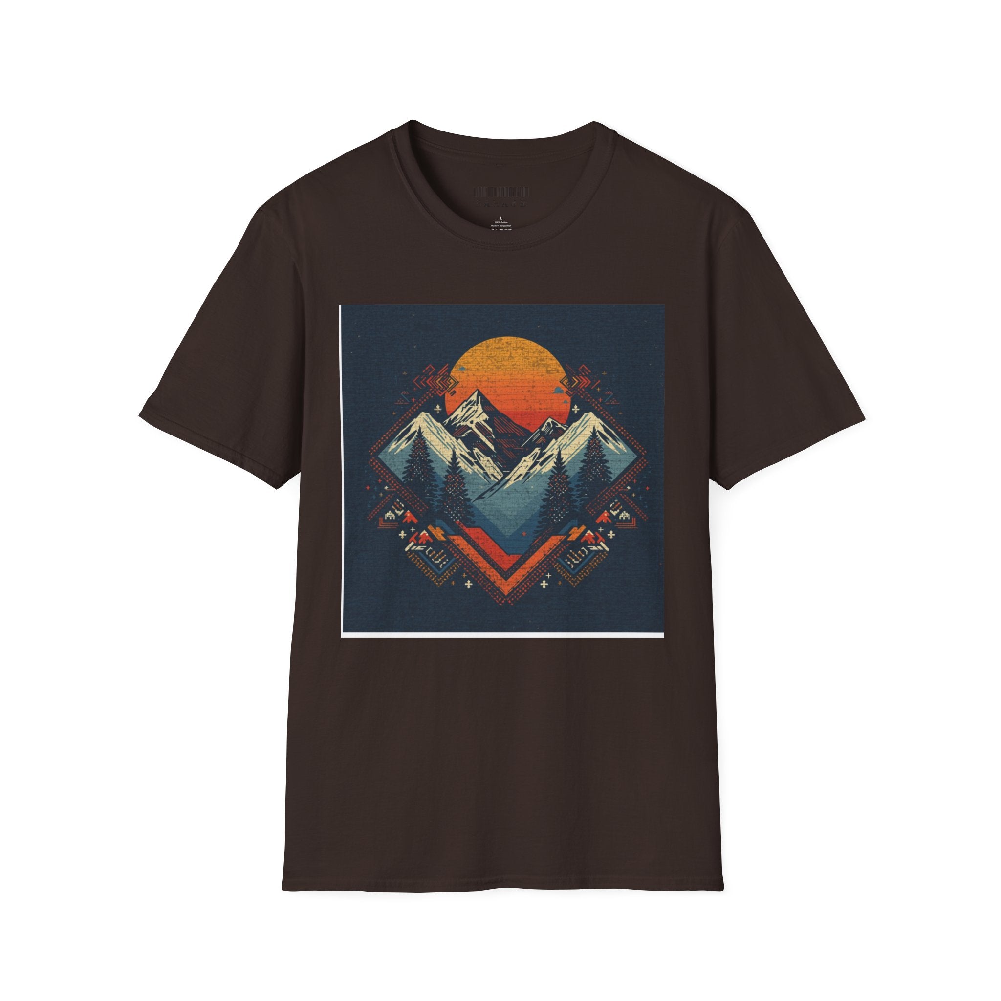 Retro Mountain Sunset T-Shirt
