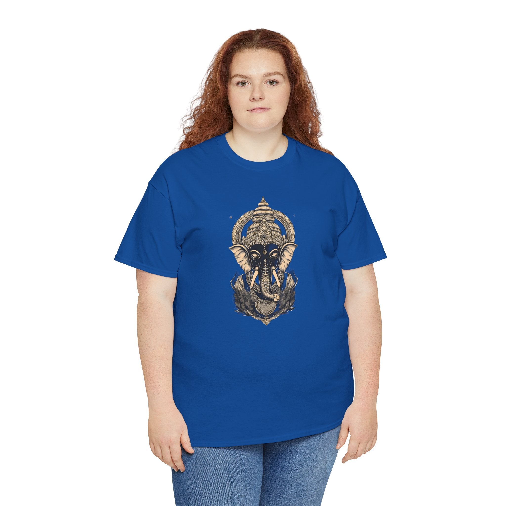 Elephant Mandala T‑Shirt — Spiritual Ganesha-Inspired Graphic Tee