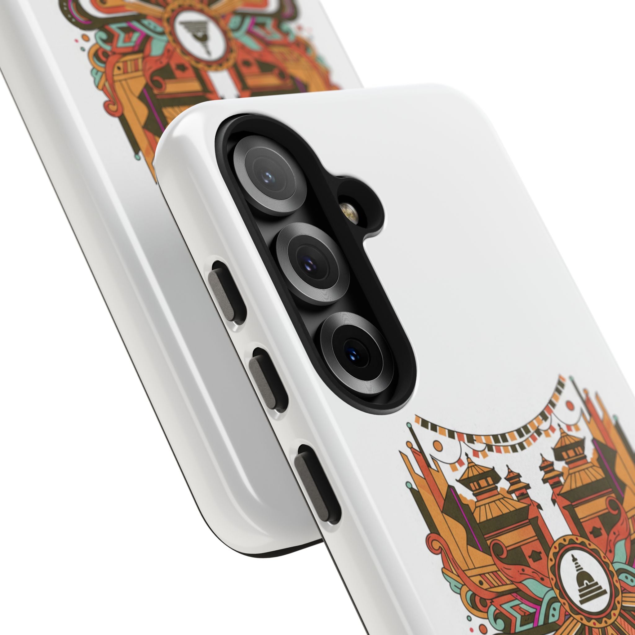 Tough Phone Case — Vintage Temple Mandala Design