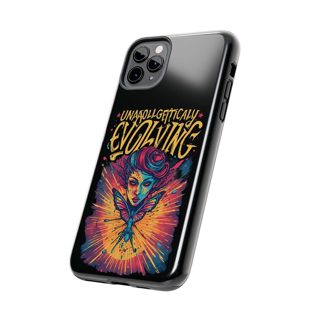 Evolving Butterfly Phone Case — "Unapologetically Evolving" Artistic Protective Case